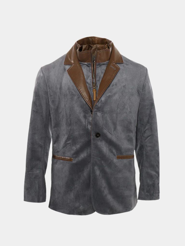 Lucien Autumn Suede Coat - Fayymont Co