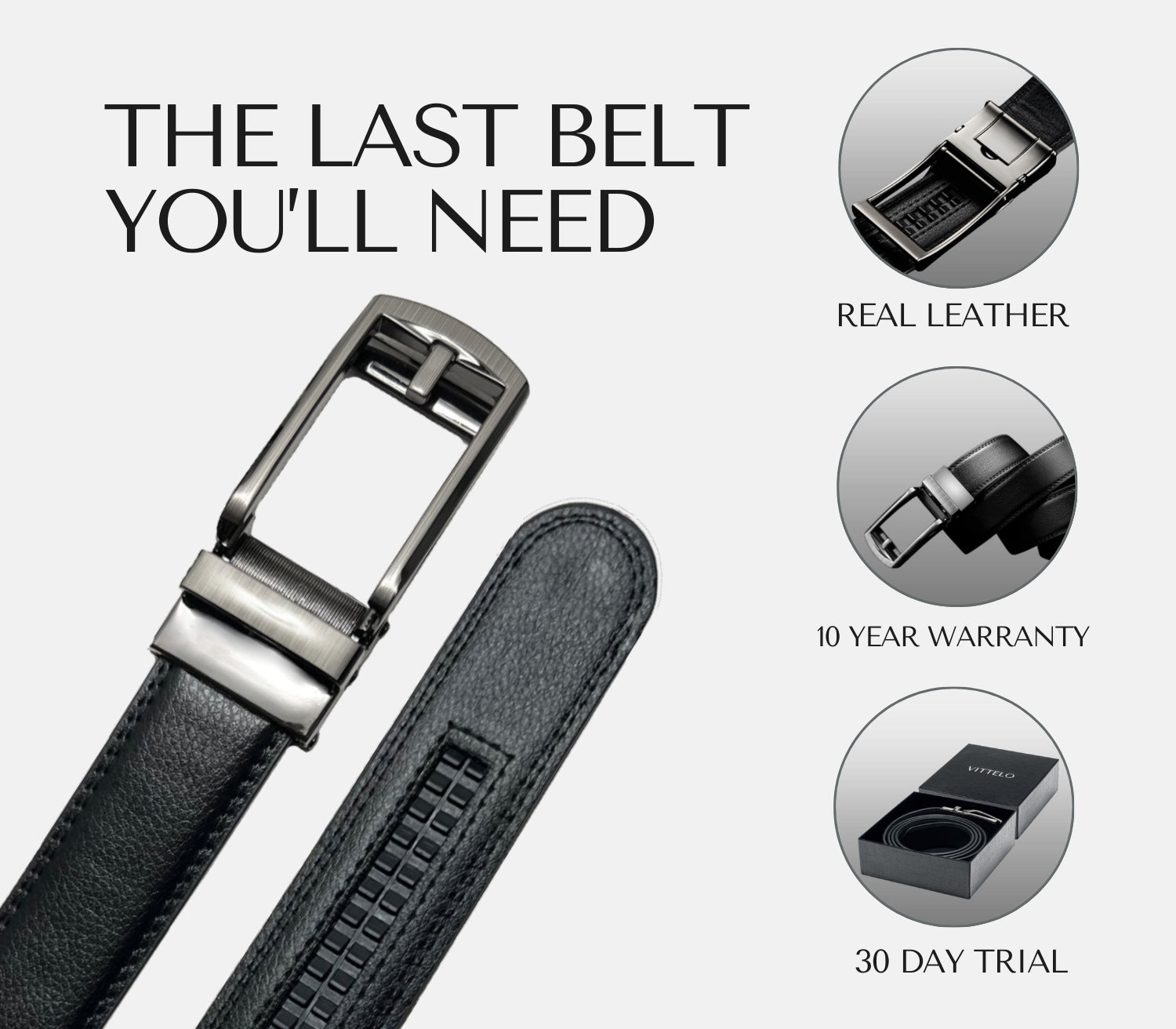 AutoFit Belt™ Executive Elite Gift Set – Self-Locking Buckle + 2 Luxury Straps + Card Holder + Premium Box | 50% Off