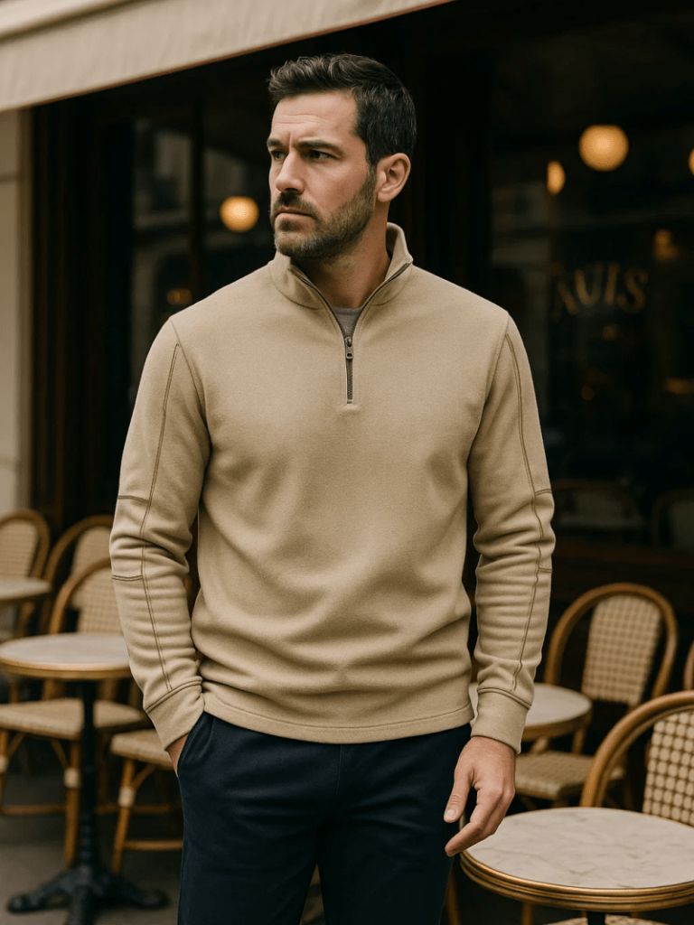Alpine Quarter-Zip Sweater - Fayymont Co