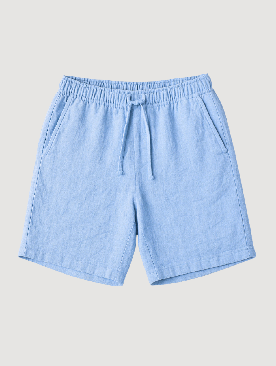Ascott Linen Shorts – Blue