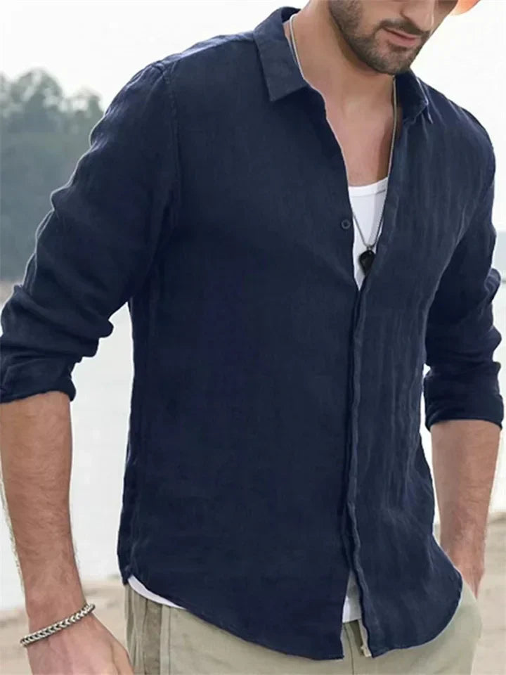 Sustainable Linen Shirt — Classic Cut