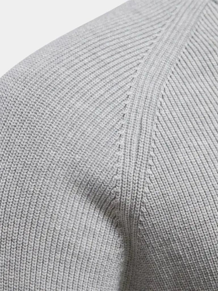 Elegant Quarter Zip Sweater - Fayymont Co