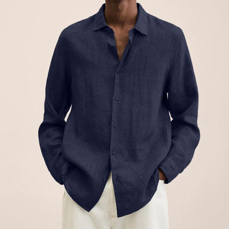 Men's Linen Shirt Elegant Style