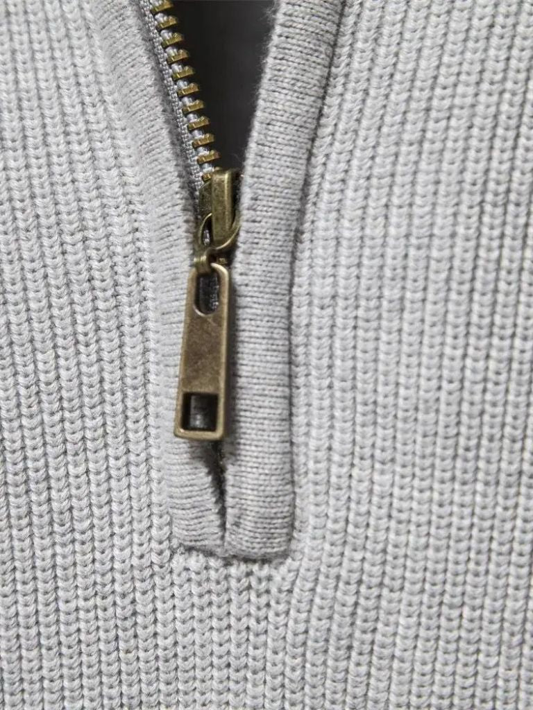 Elegant Quarter Zip Sweater - Fayymont Co