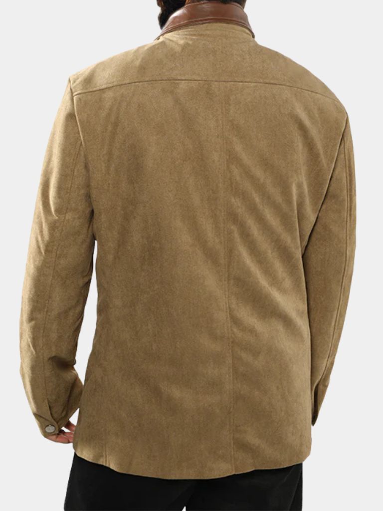 Lucien Autumn Suede Coat - Fayymont Co