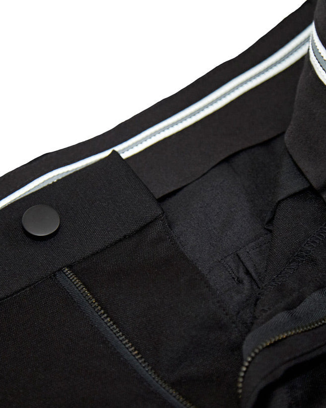 Athletic Fit Stretch Suit Pants - Black