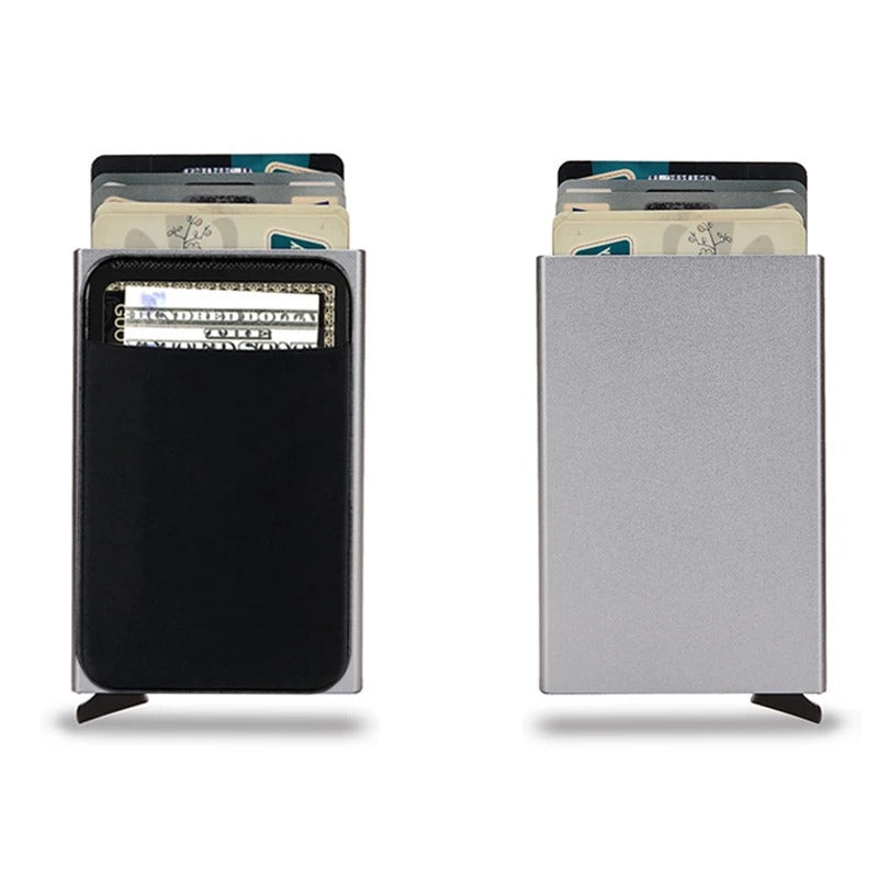 RFID Pop-Up Slim Wallet – Metal Edition