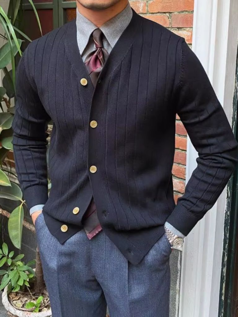 Knit Casual Cardigan - Fayymont Co