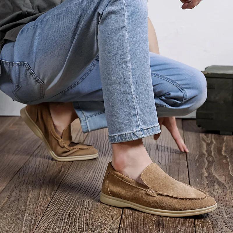Men's Suede Loafers