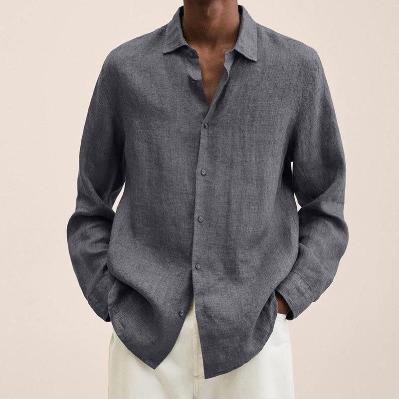 Men's Linen Shirt Elegant Style