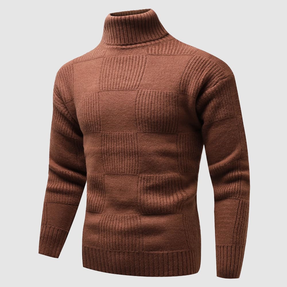 Ross | Men's Fitted Turtleneck Jumper