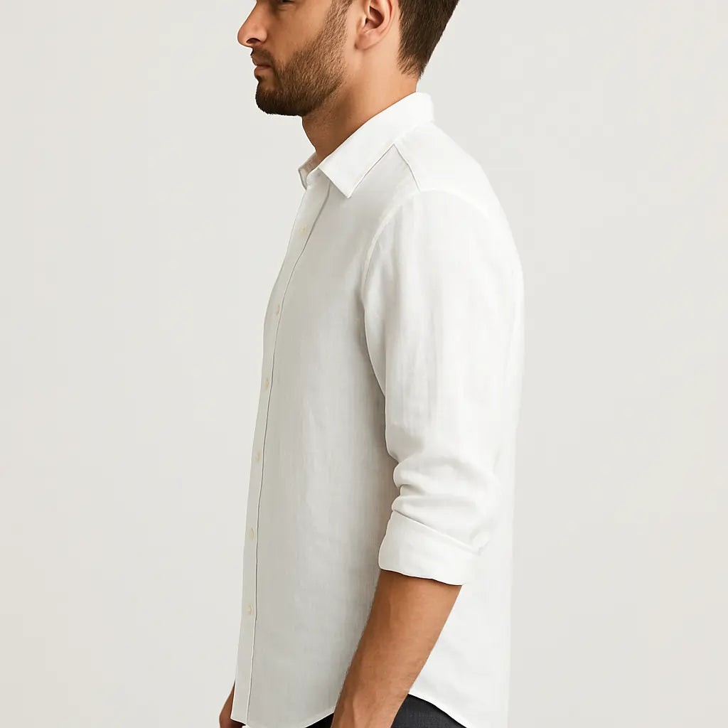 Sustainable Linen Shirt — Classic Cut