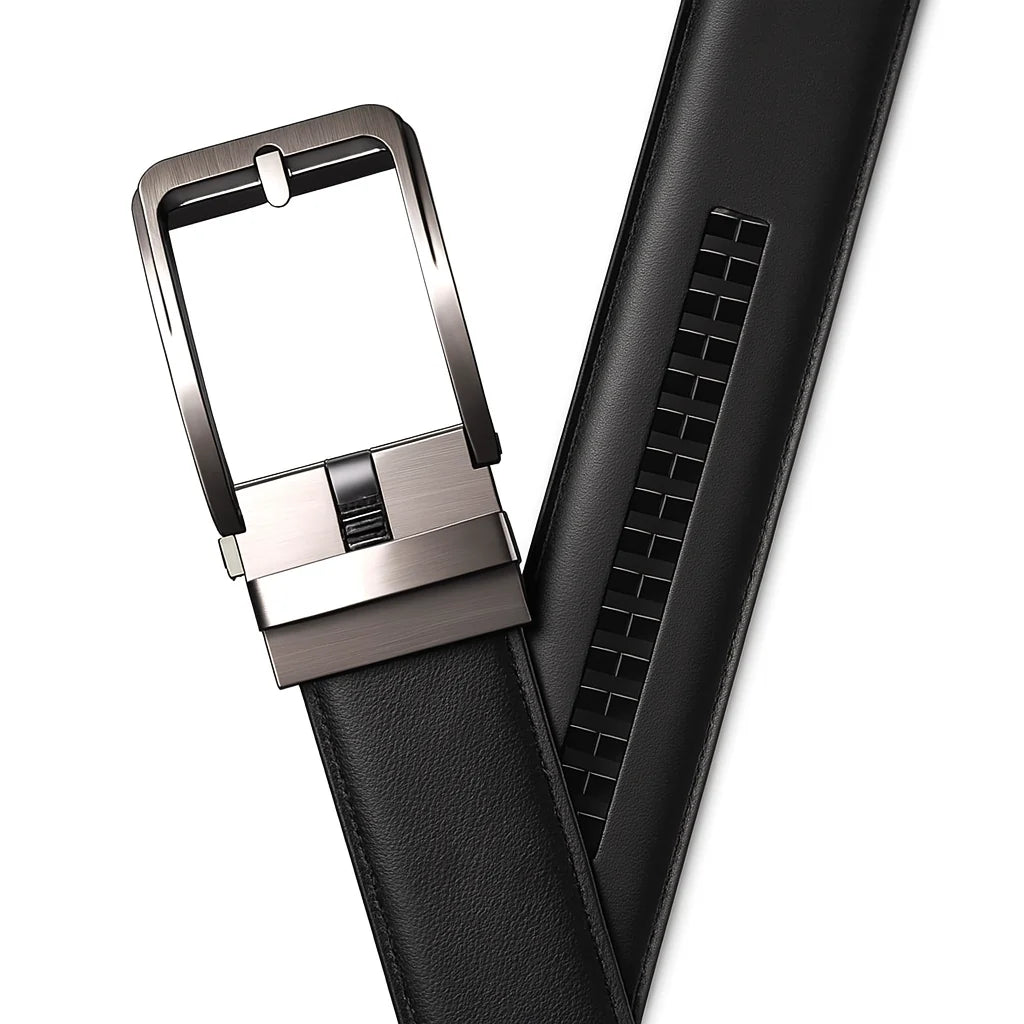 AutoFit Belt™ Executive Elite Gift Set – Self-Locking Buckle + 2 Luxury Straps + Card Holder + Premium Box | 50% Off