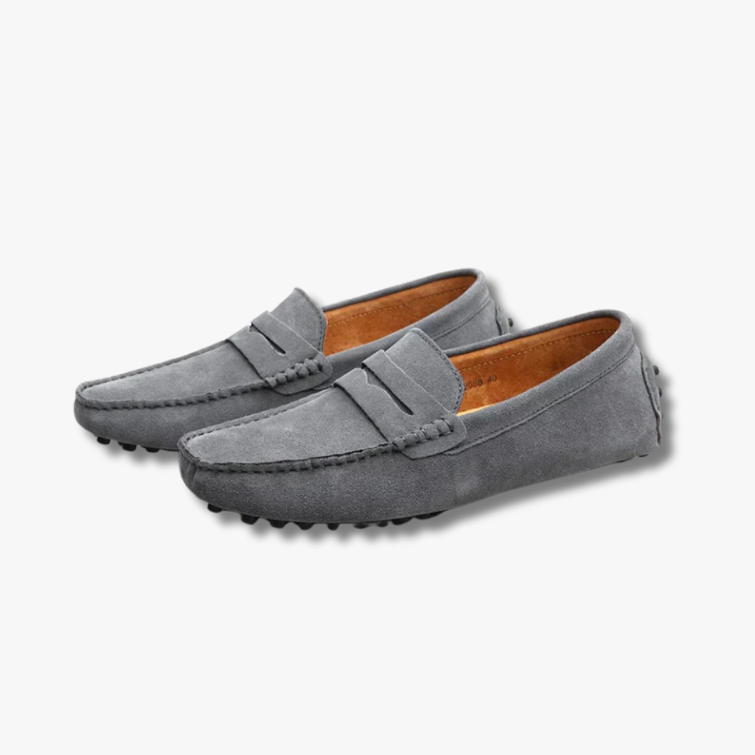 Italian-Style Suede Driving Loafers for Men – Lightweight & Stylish