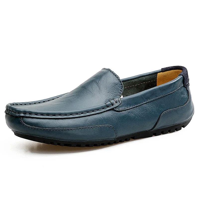 Velario Men's Luxury Leather Moccasins