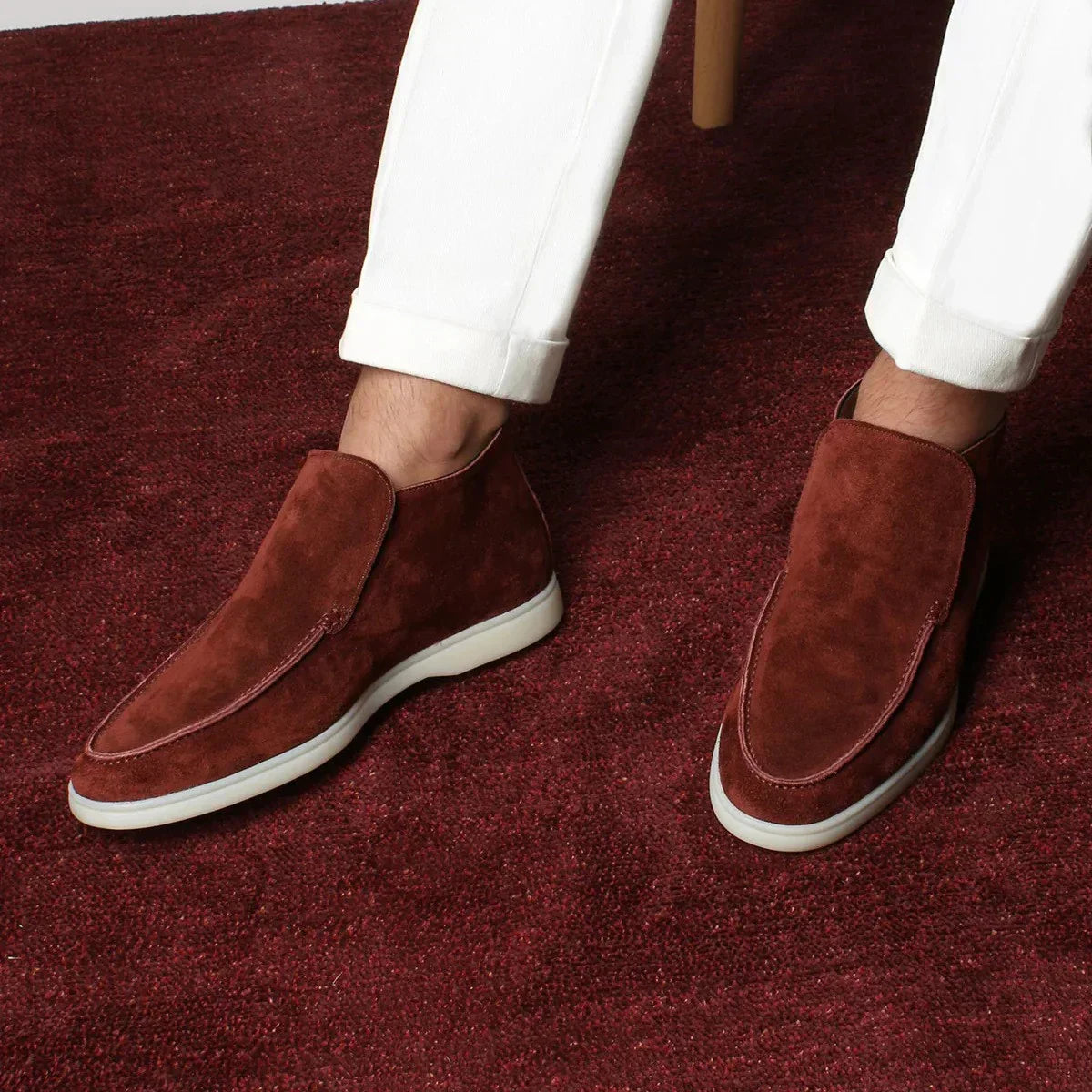 Men's Suede Loafers Classic Style
