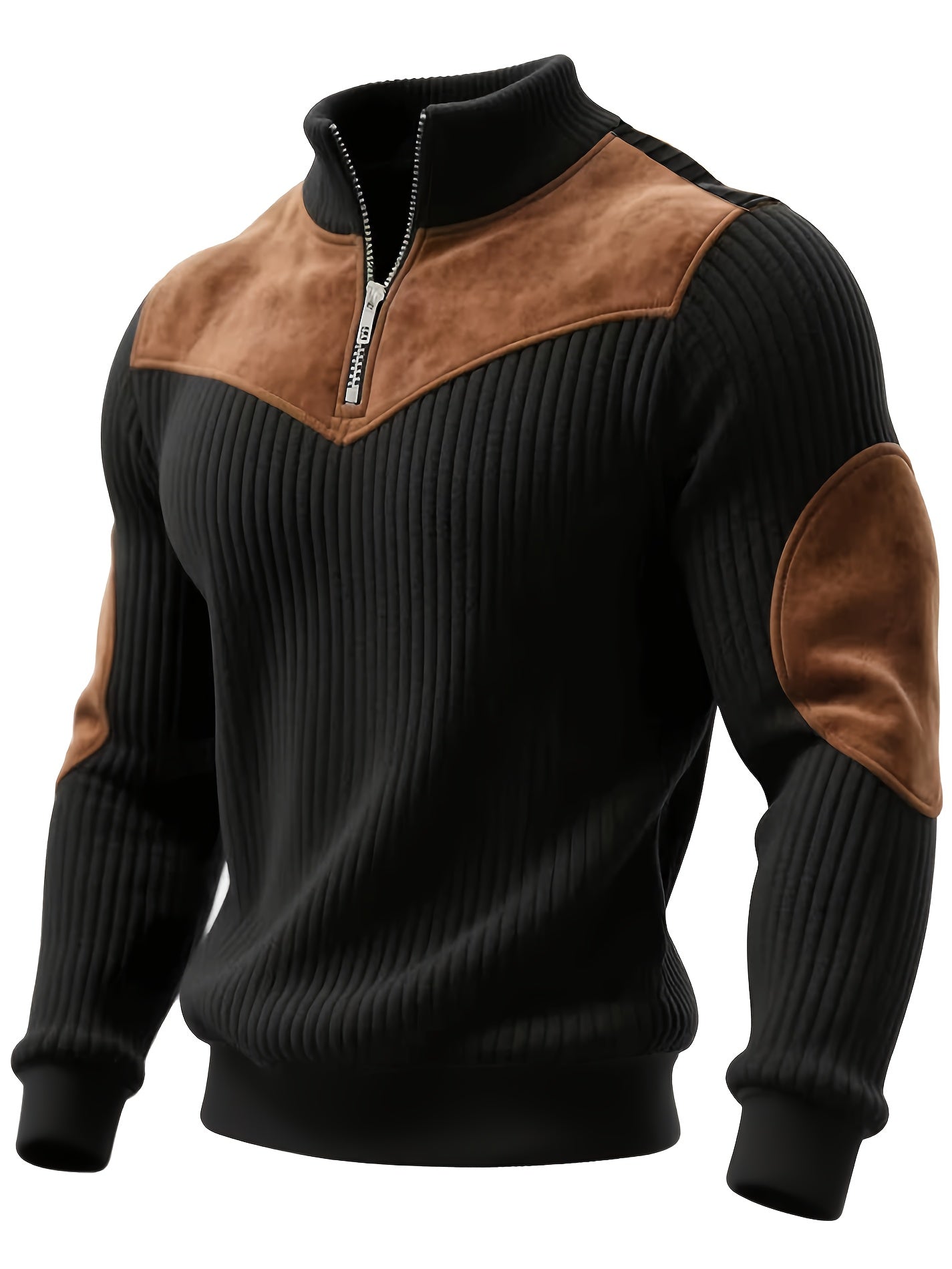 Half-Zip Retro Pullover Sweater for Men – Fayymont Co