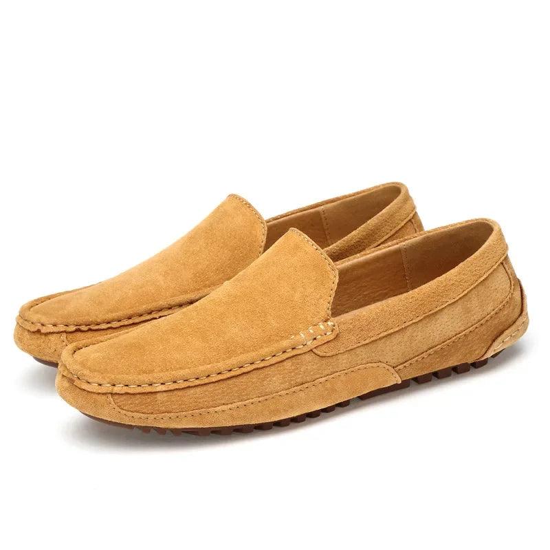 Valdrin Luxe Suede Moccasins | Men’s Handmade Slip-On Loafers