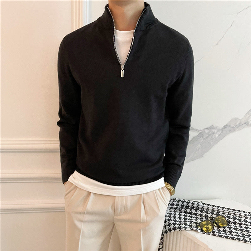 Vaduz Fine Quarter Zip Sweater