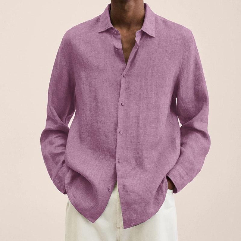 Men's Linen Shirt Elegant Style