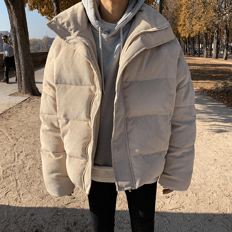 Corduroy Puffer Jacket