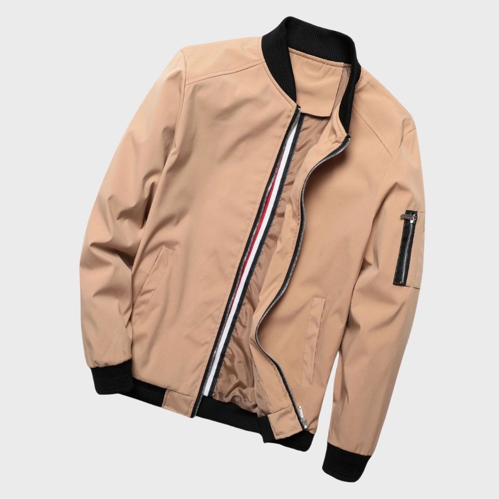 Men's All-Season Bomber Jacket - Lightweight, Breathable, and Stylish for Everyday Wear