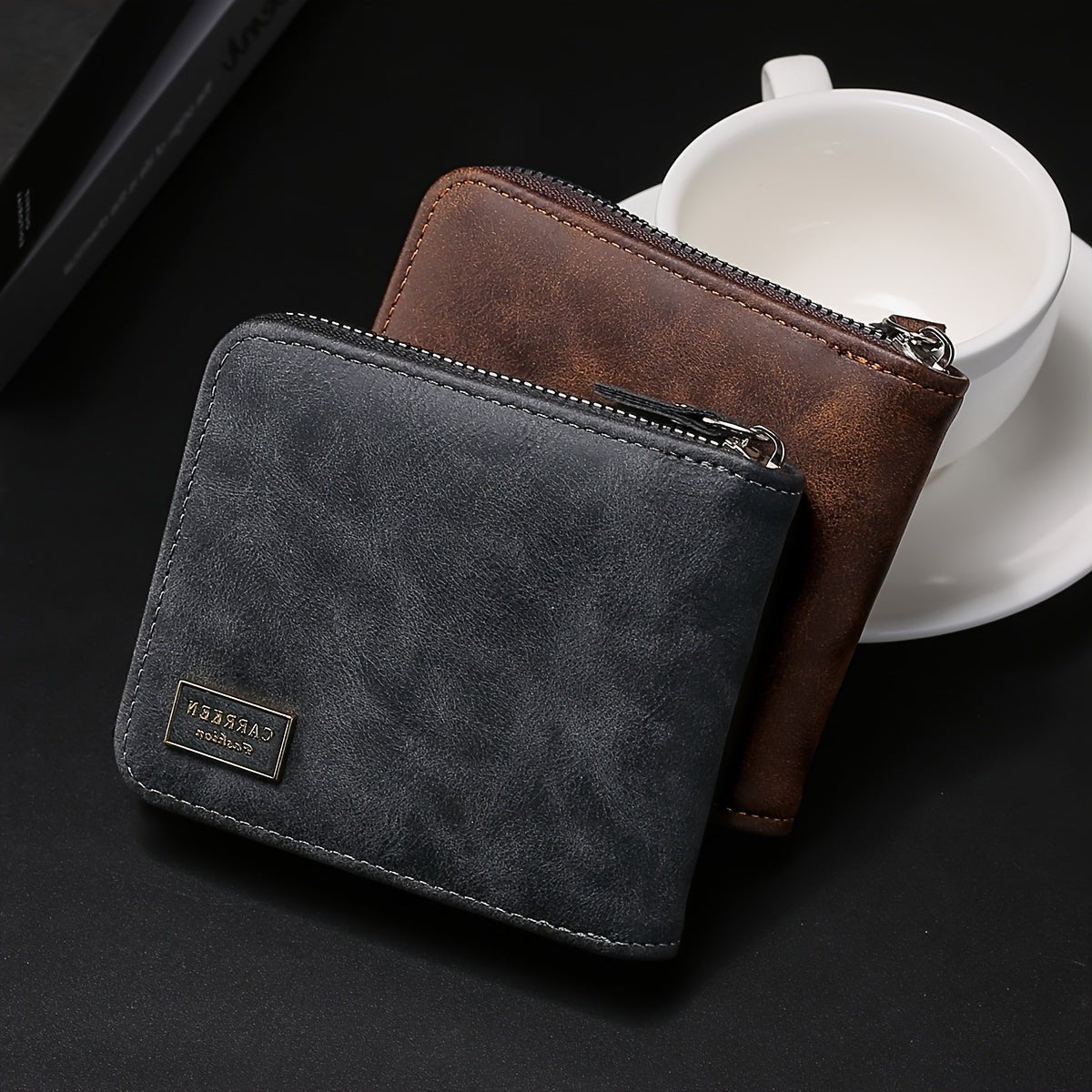Men’s Compact Zip Wallet – Sleek. Secure. Pocket-Ready.