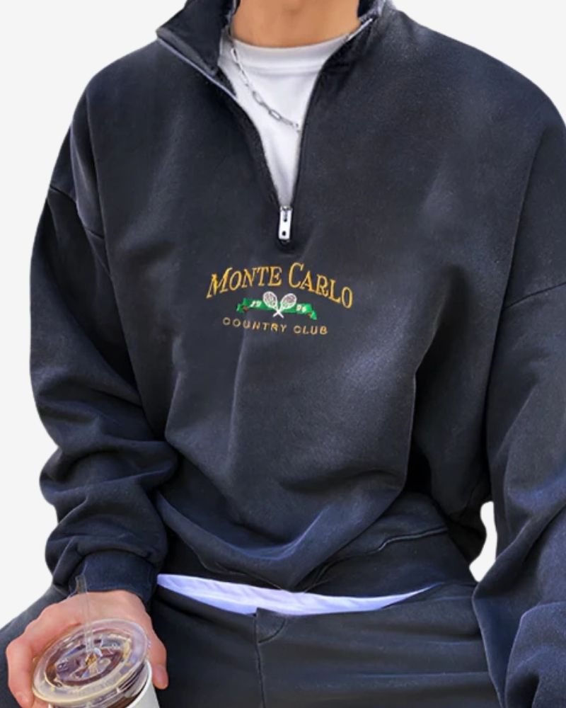 Monte Carlo Vintage Quarter Zip