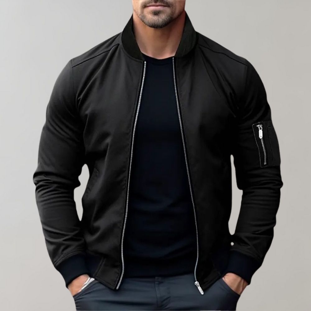 Men's All-Season Bomber Jacket - Lightweight, Breathable, and Stylish for Everyday Wear