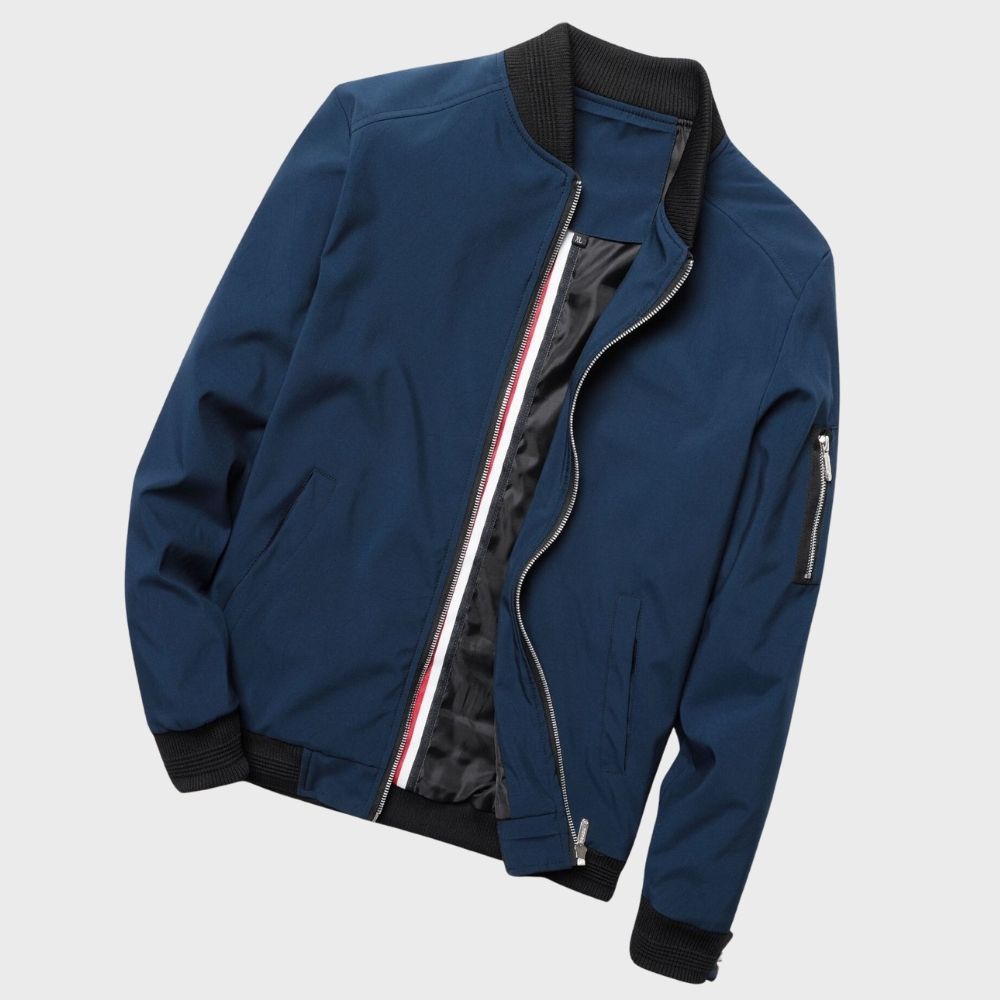 Men's All-Season Bomber Jacket - Lightweight, Breathable, and Stylish for Everyday Wear