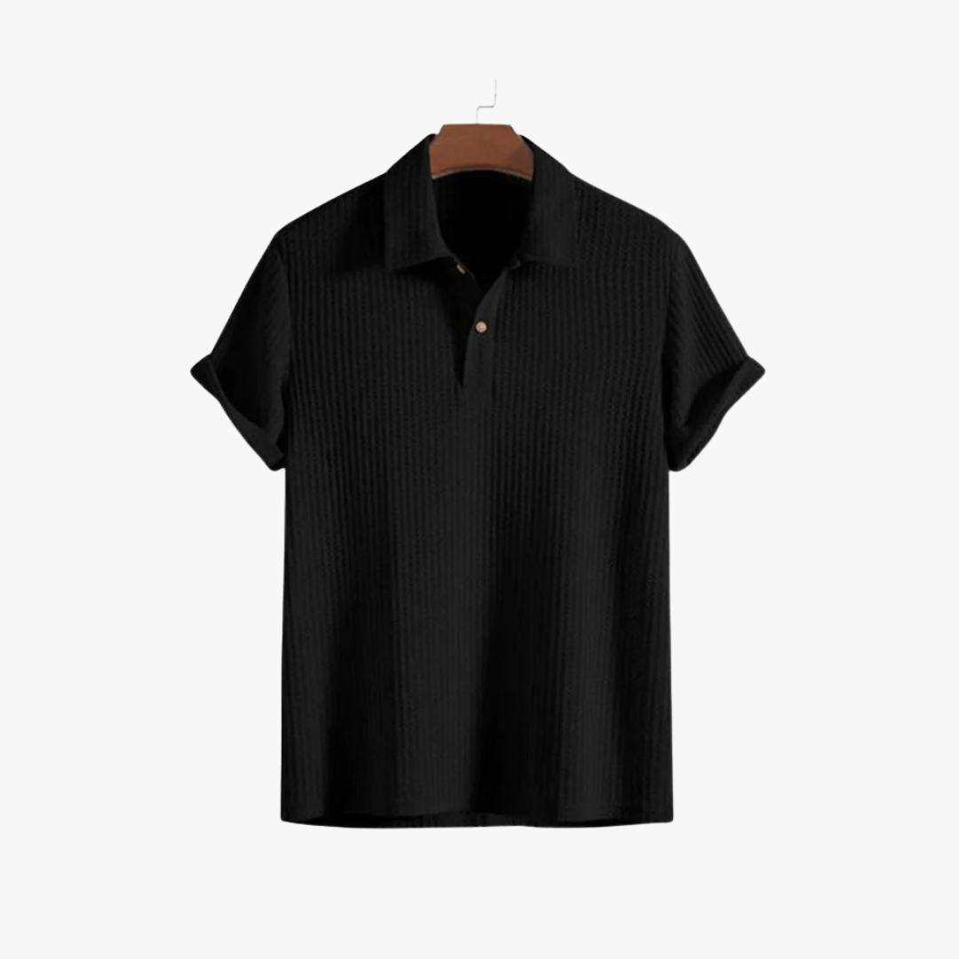 Coastal Waffle Knit Polo