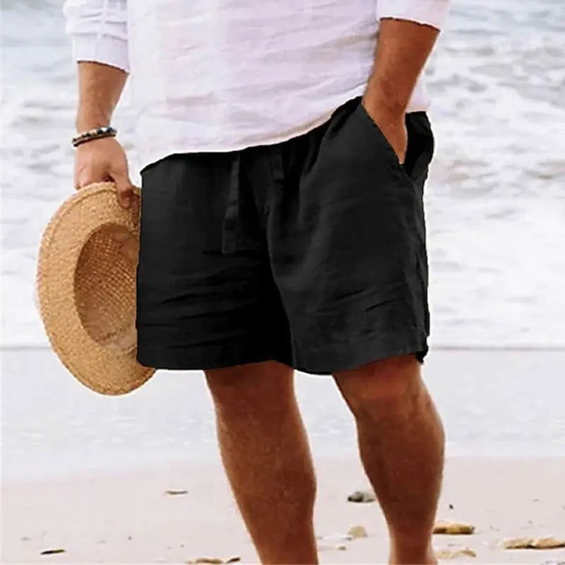 Tailored Linen Shorts