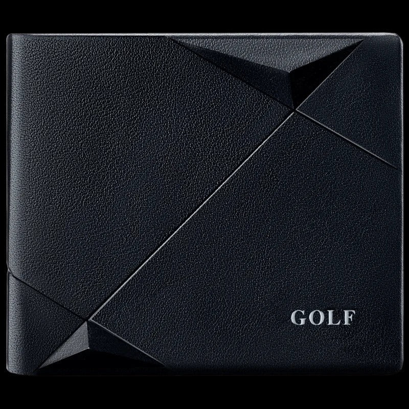 Men’s Leather Golf Wallet – Slim & Stylish