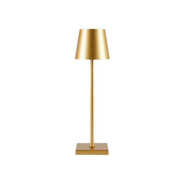 GoldGlow - Lampe de table au design élégant