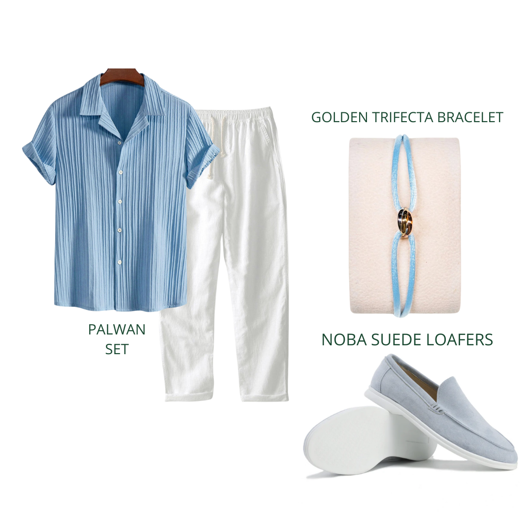Fayymont 4 piece set - Light Blue