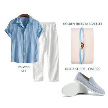 Fayymont 4 piece set - Light Blue