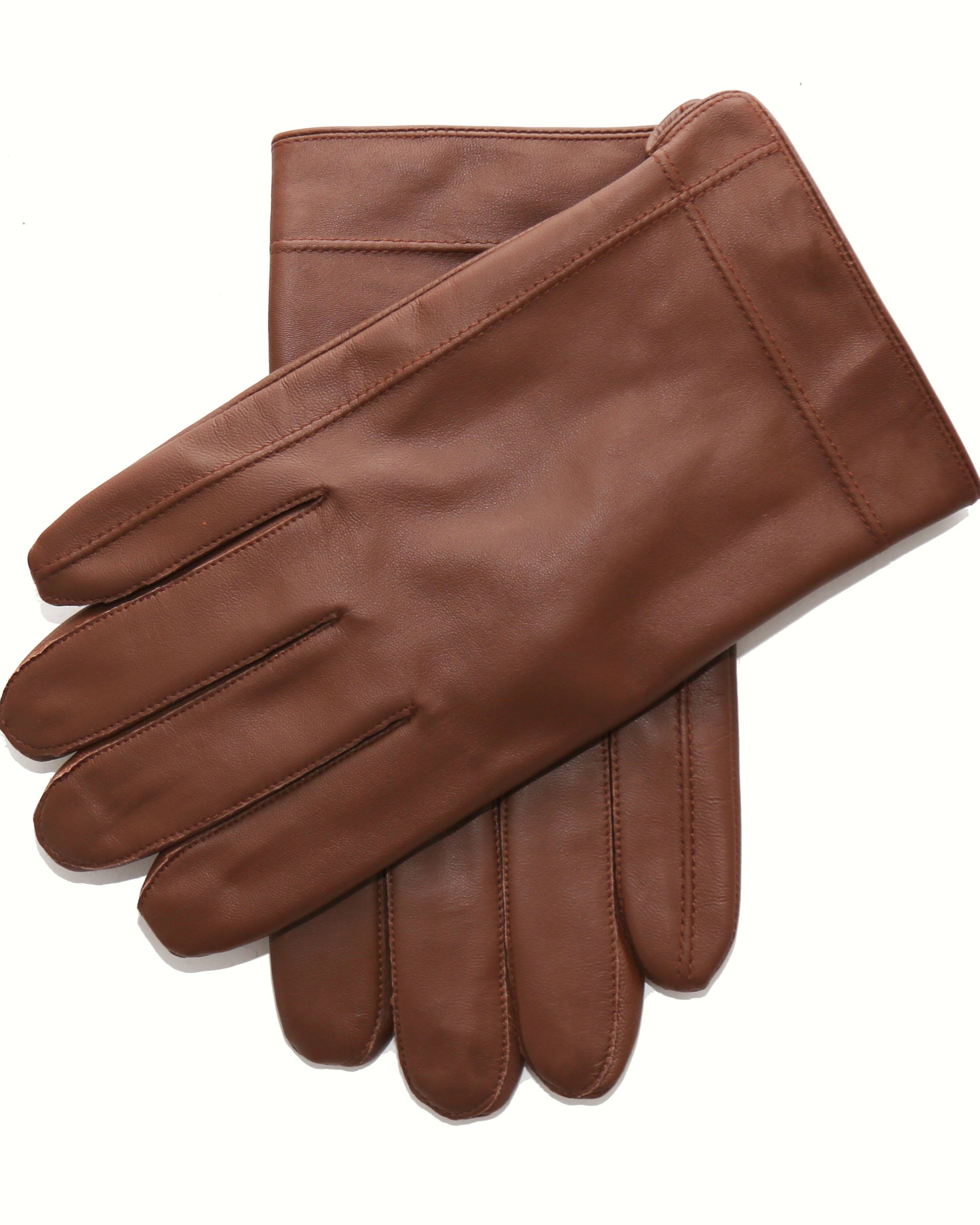 Leather Gloves - Light Brown