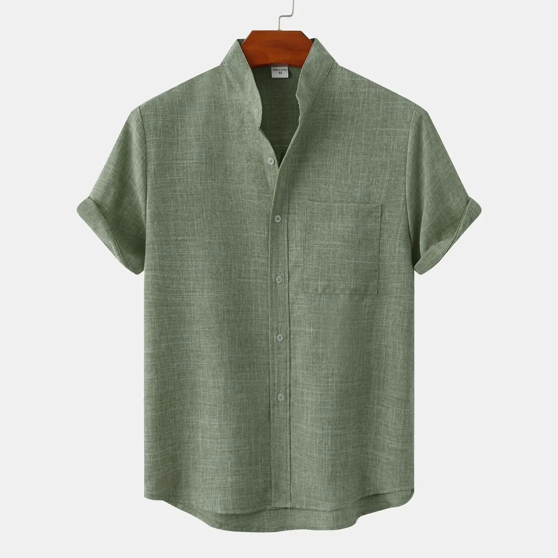 Men's Linen Shirt Casual Style