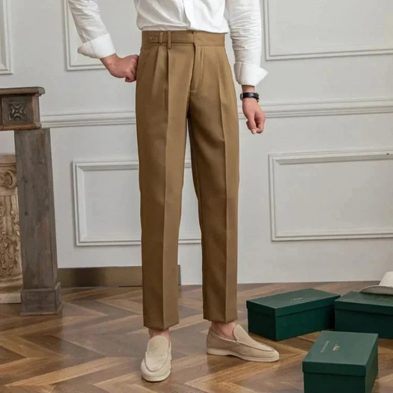 Italian Wool Trousers — Tailored Fit