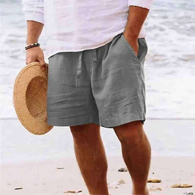 Tailored Linen Shorts