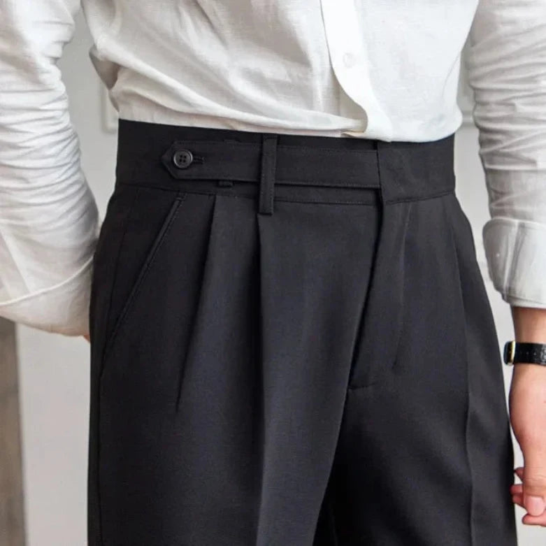 Italian Wool Trousers — Tailored Fit