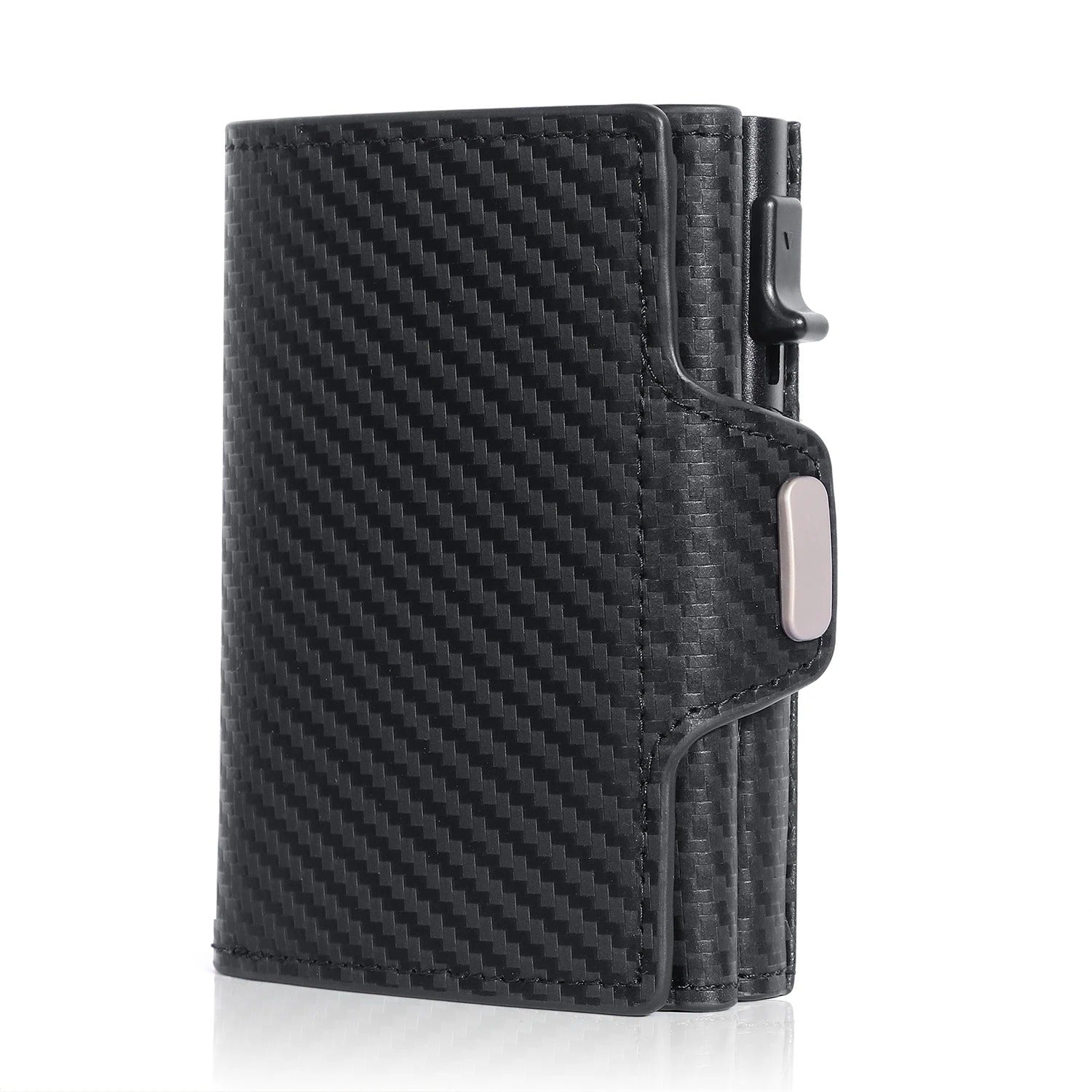 Pop-Up RFID Wallet in Genuine Leather – Sleek Protection, Effortless Access