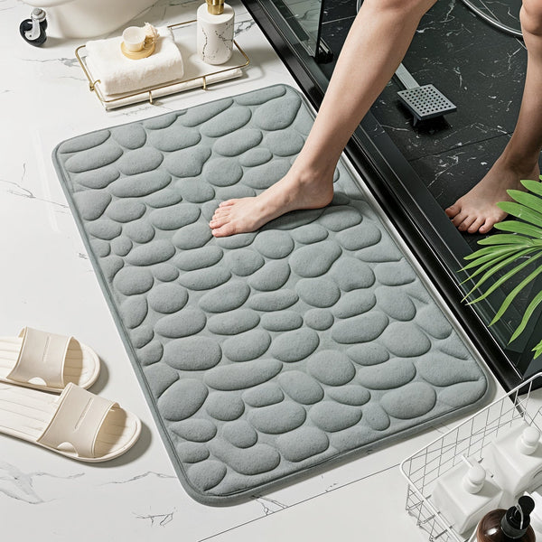 Tapis de bain antidérapant en relief