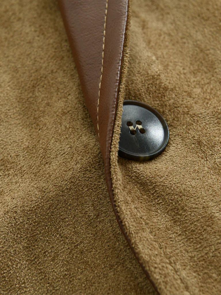 Lucien Autumn Suede Coat - Fayymont Co