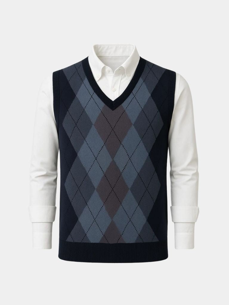 Academic Essential Knit Vest - Fayymont Co
