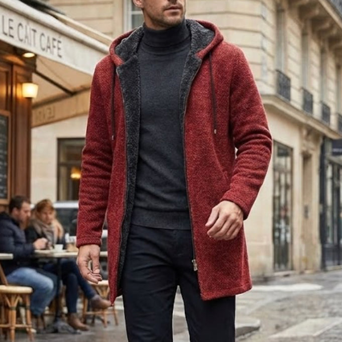 Lugano Knitted Hooded Winter Coat - Fayymont Co