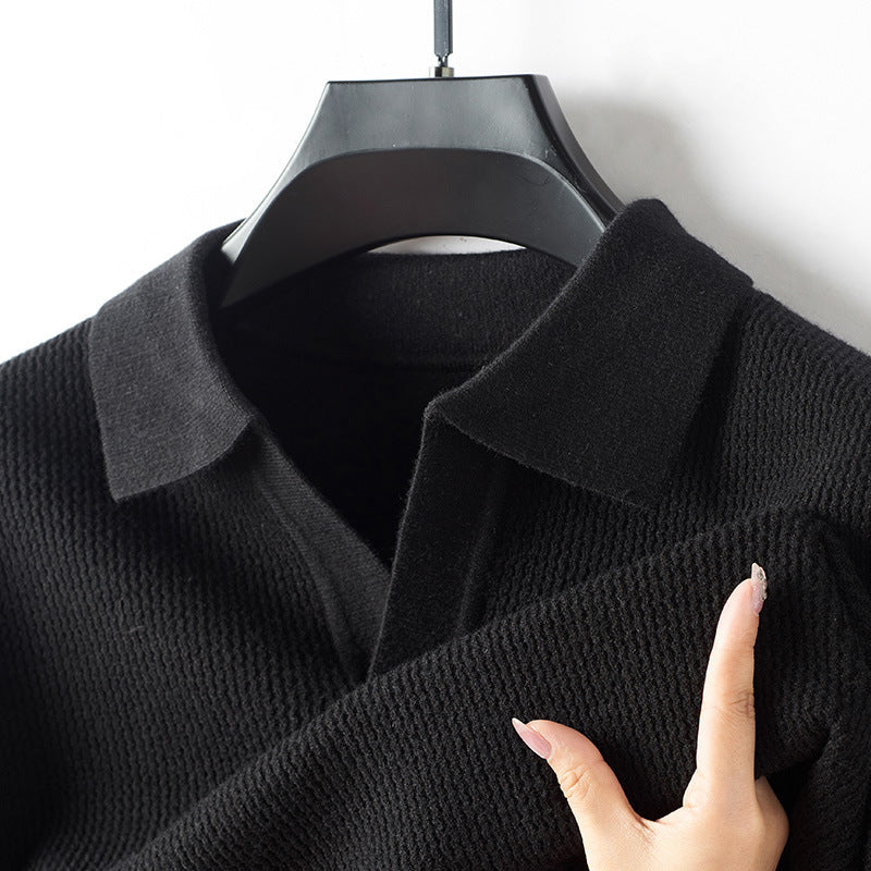 Lorenzo Knit Polo Sweater - Fayymont Co