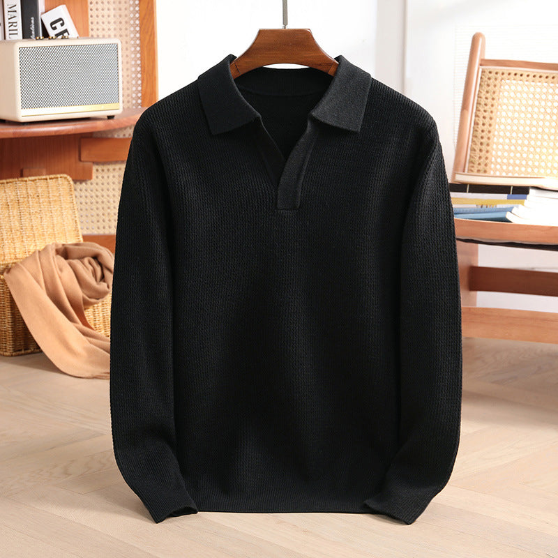Lorenzo Knit Polo Sweater - Fayymont Co