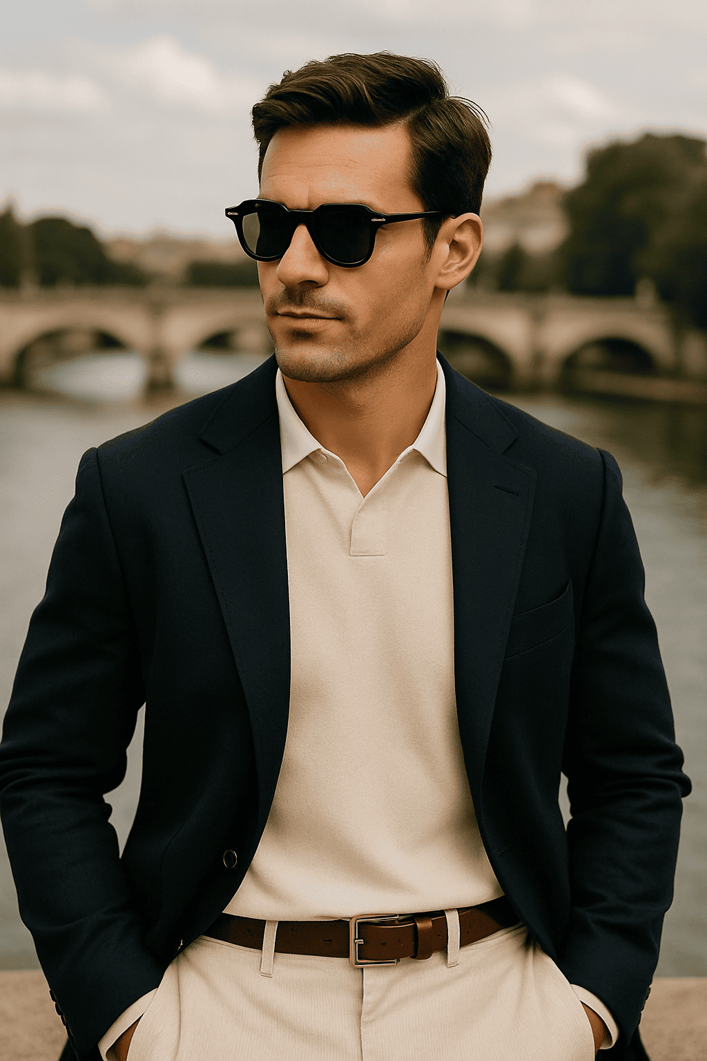 Summer Polygon Sunglasses – UV400 Protection for Men