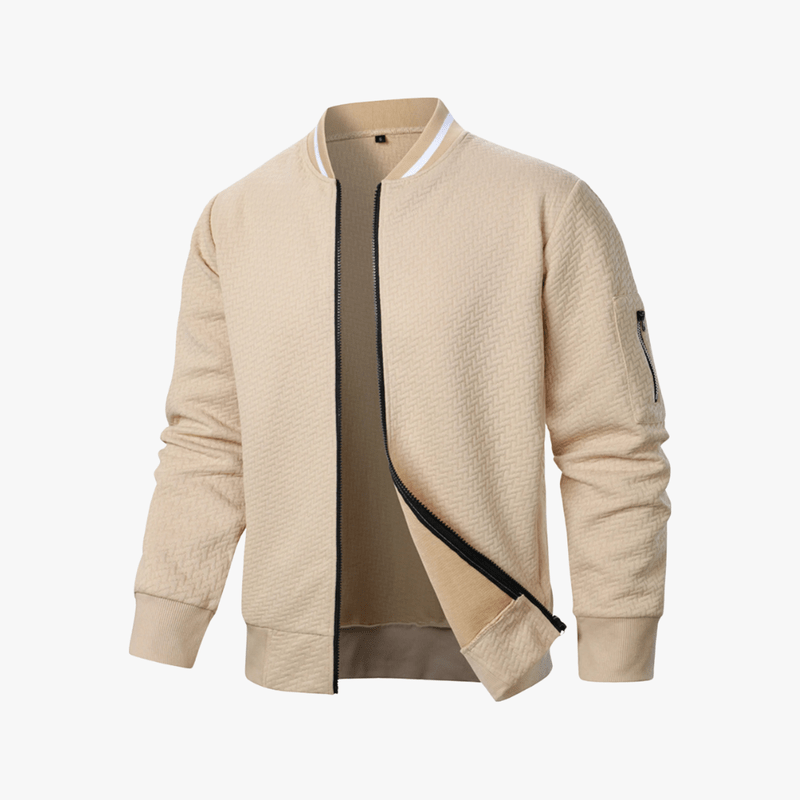 Fayymont | Men’s Lightweight Bomber Jacket - Zip Pocket - Trendy Outerwear Spring